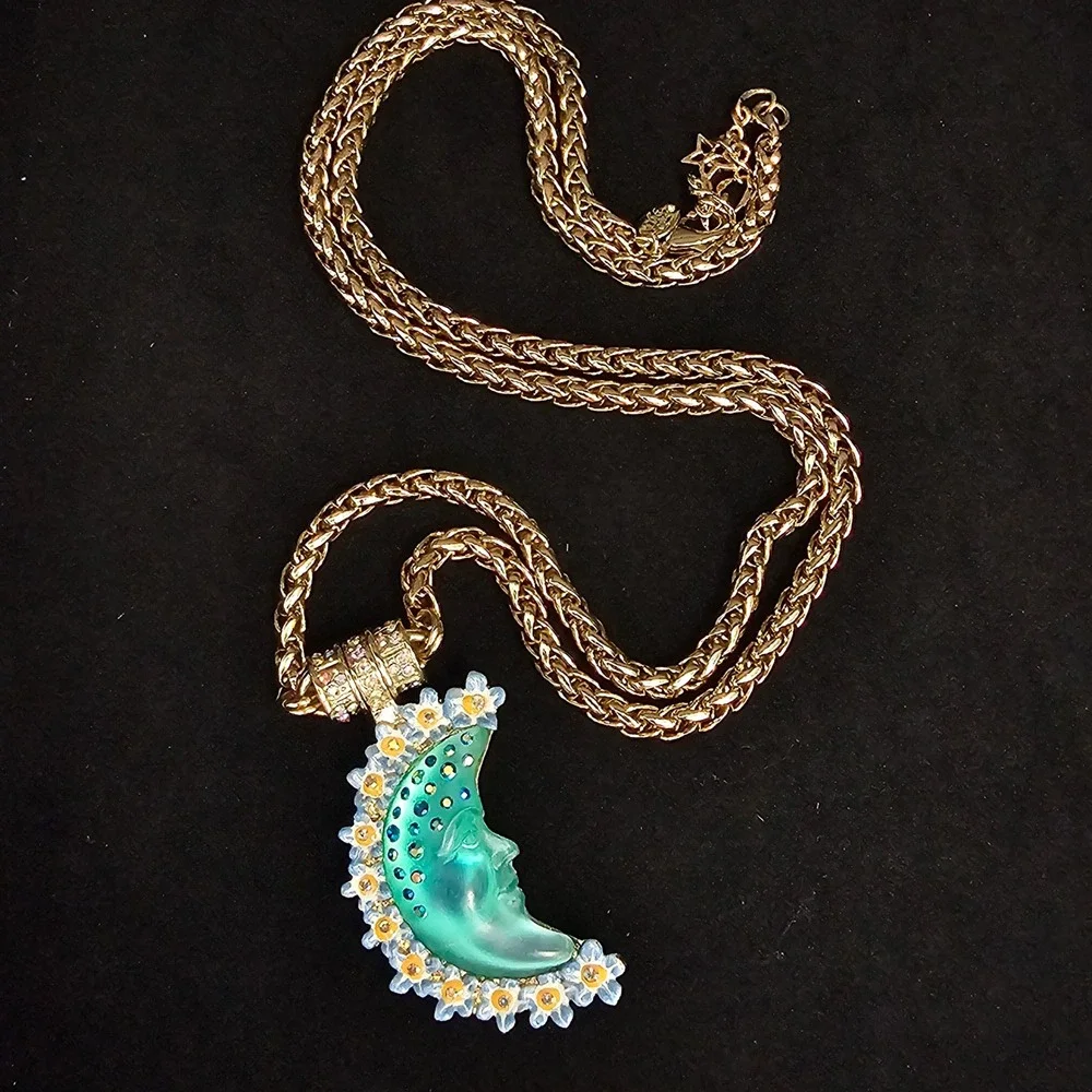 Kirks‎ Folly Goddess Moon Magnetic Necklace & Pendant 30